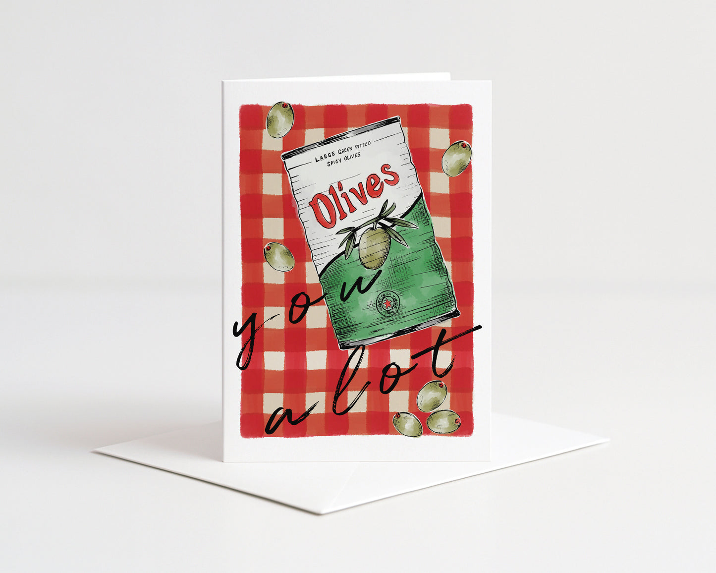Olives You A Lot Greeting Card