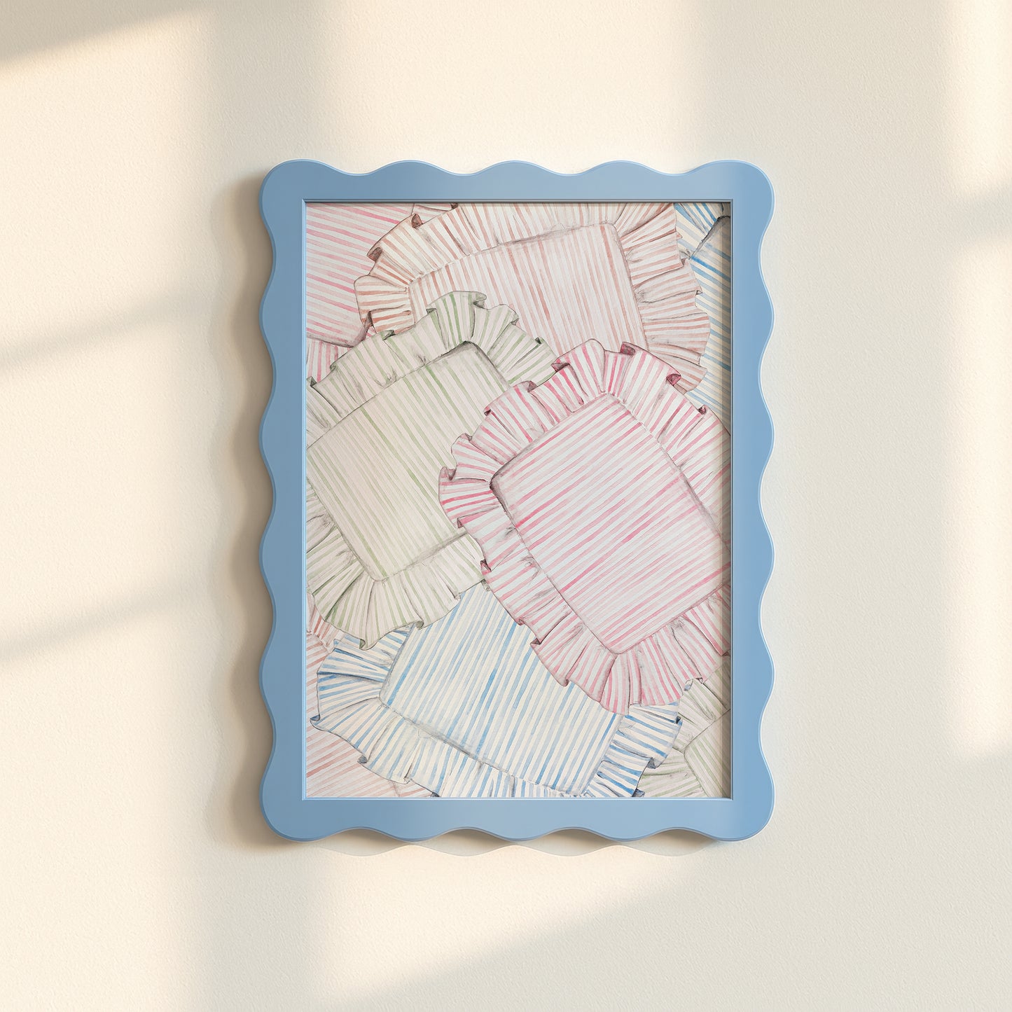 Stripey Pillow Print