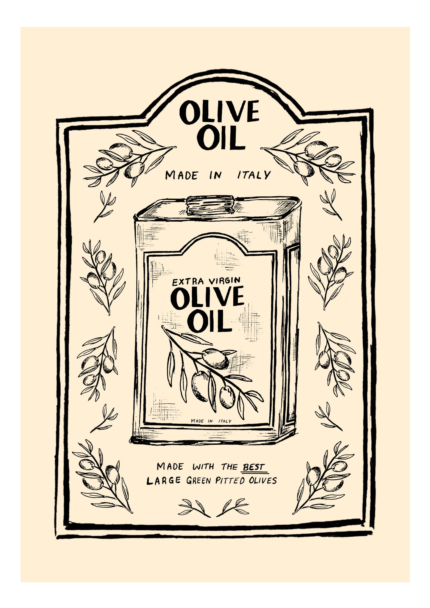 Vintage Olive Oli