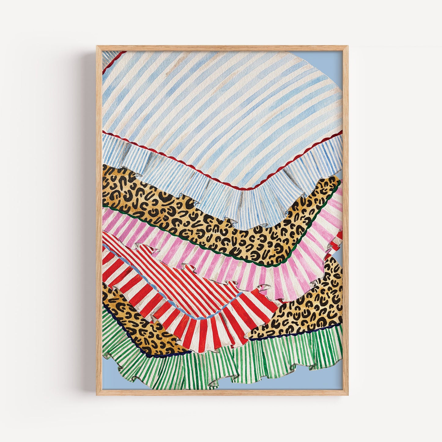 Frilly Pillow Print