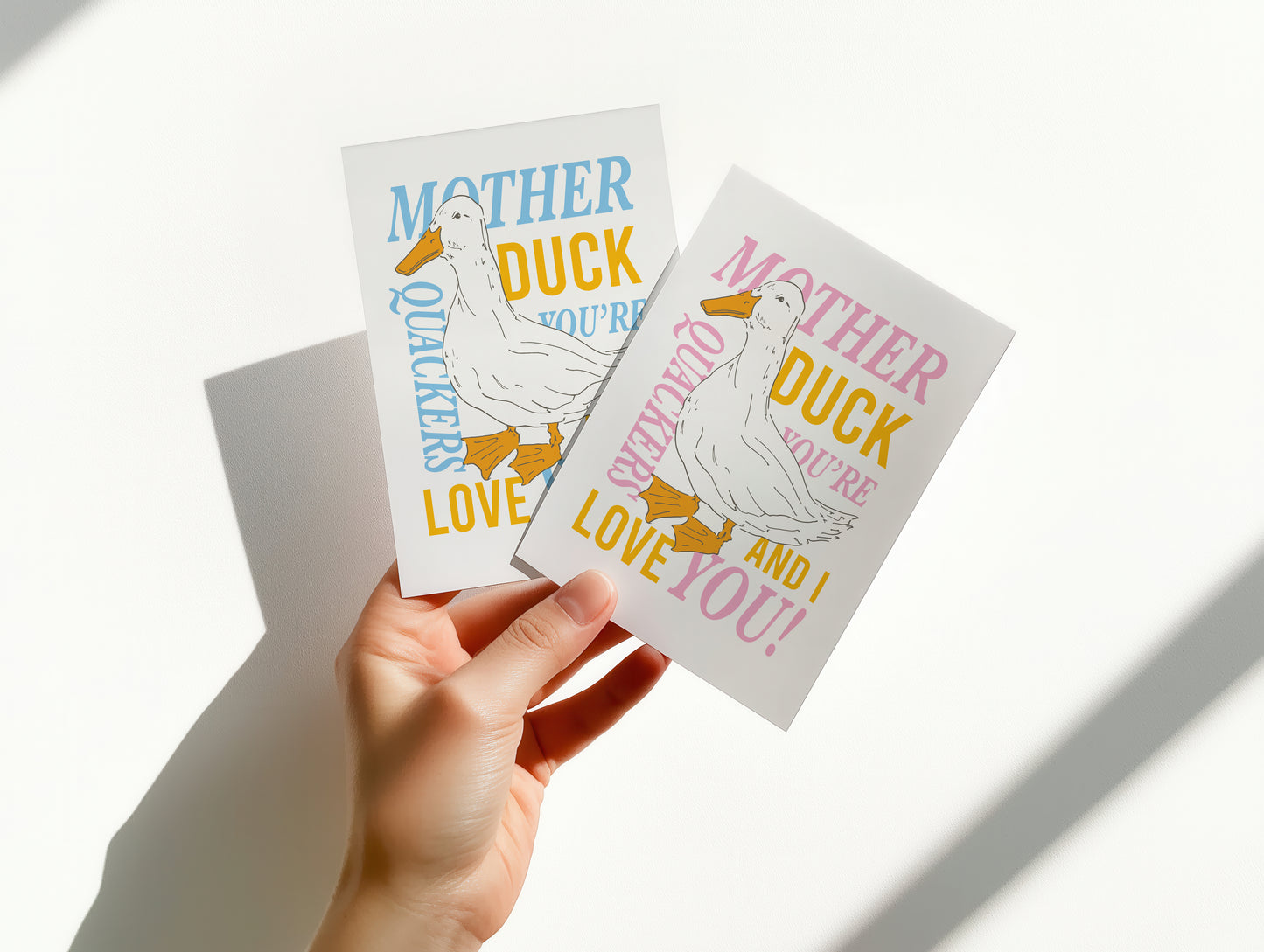 Mother Duck You're Quakers Greeting Card