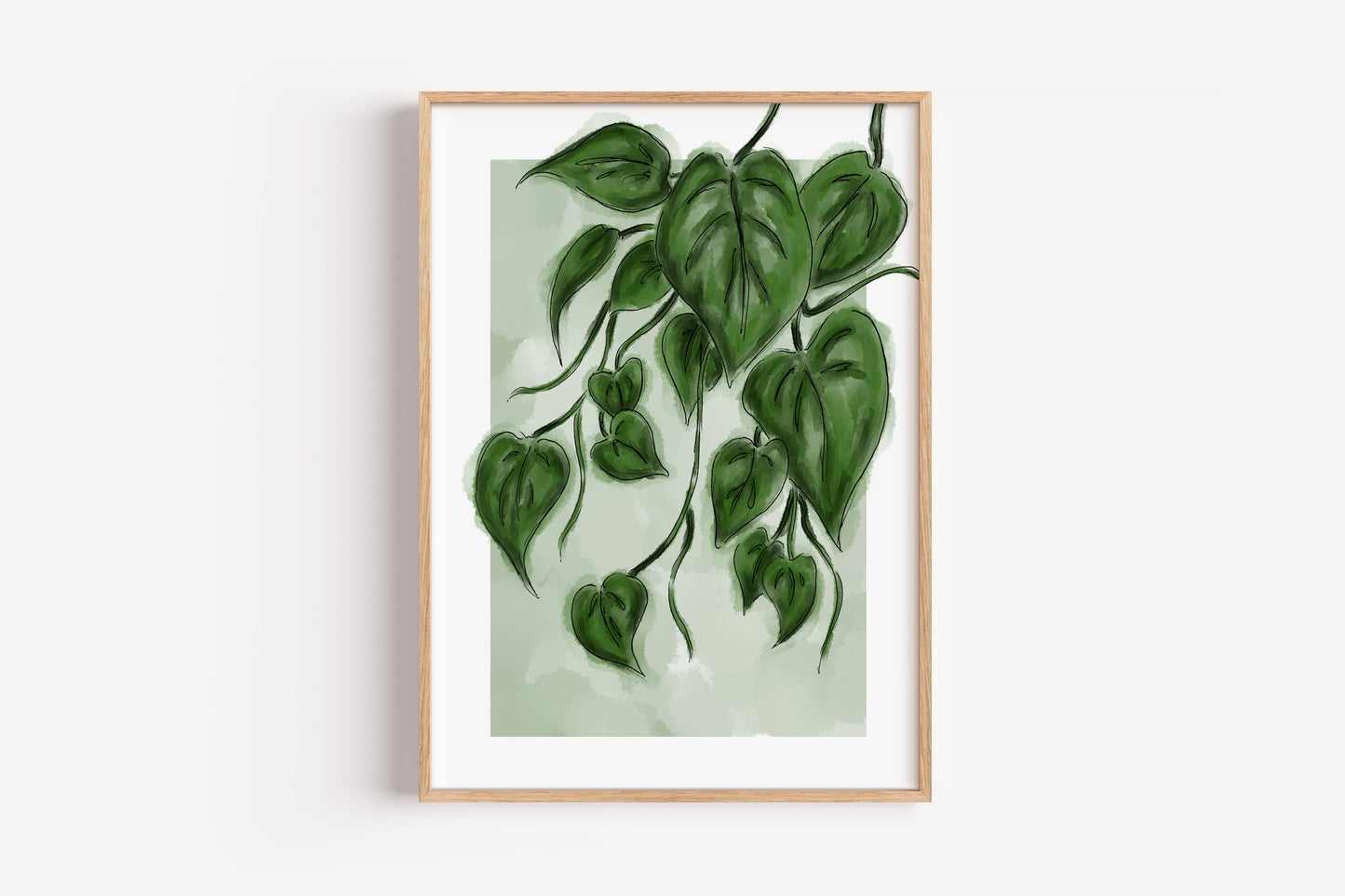 Styled Pathos Plant