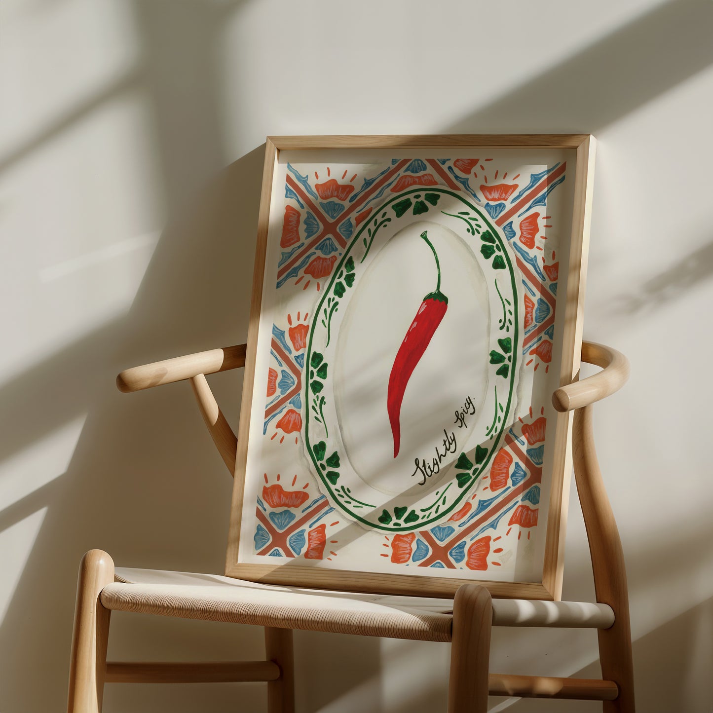 Slightly Spicy Chilli Print