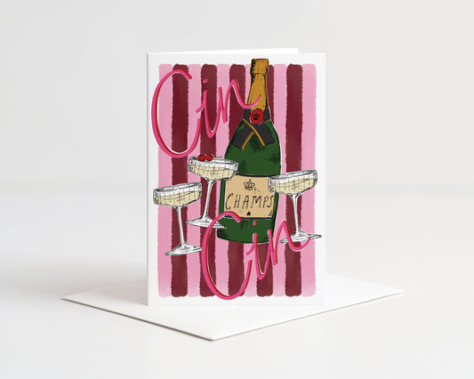 Cheers Greeting Card