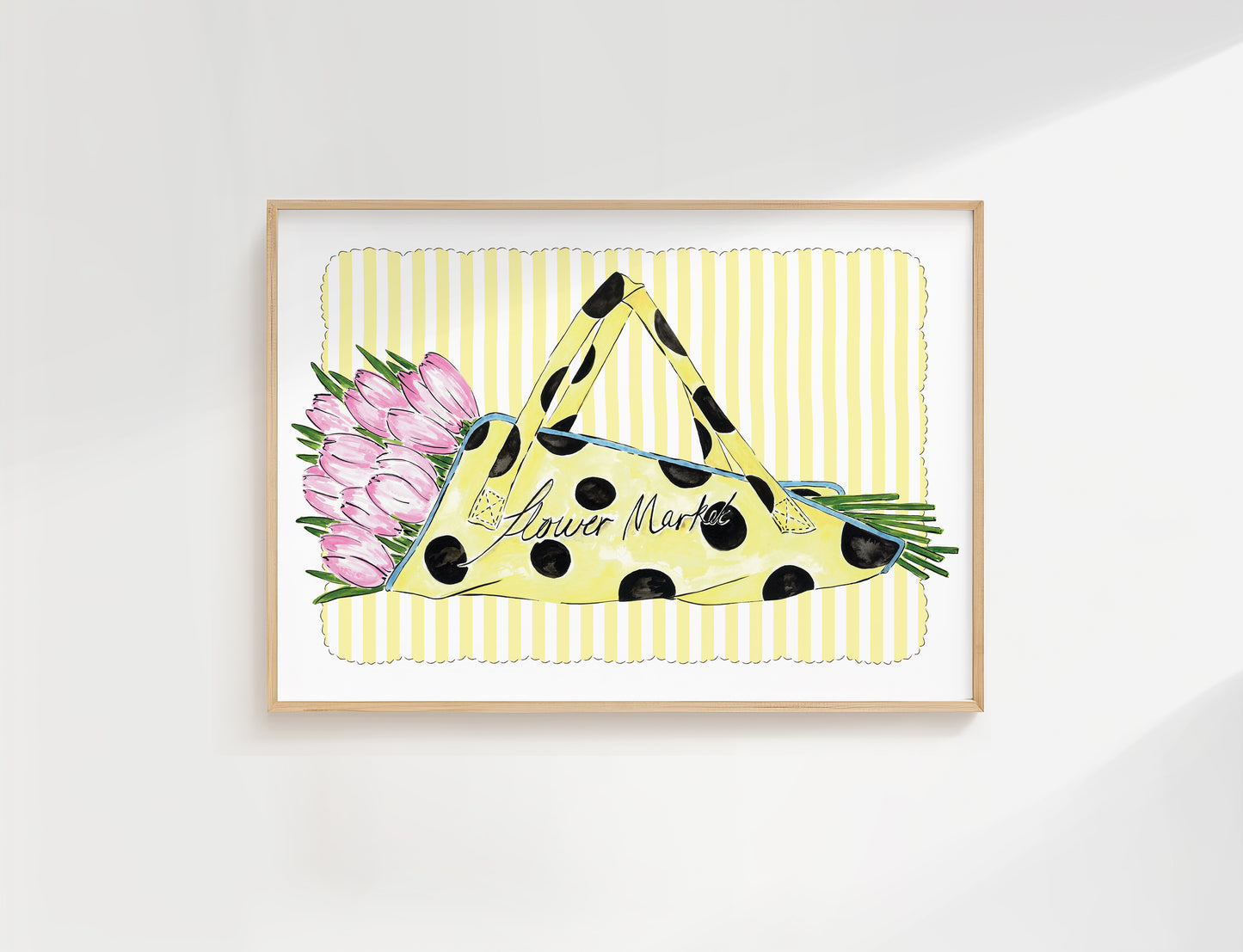 Flower Market Bag Print