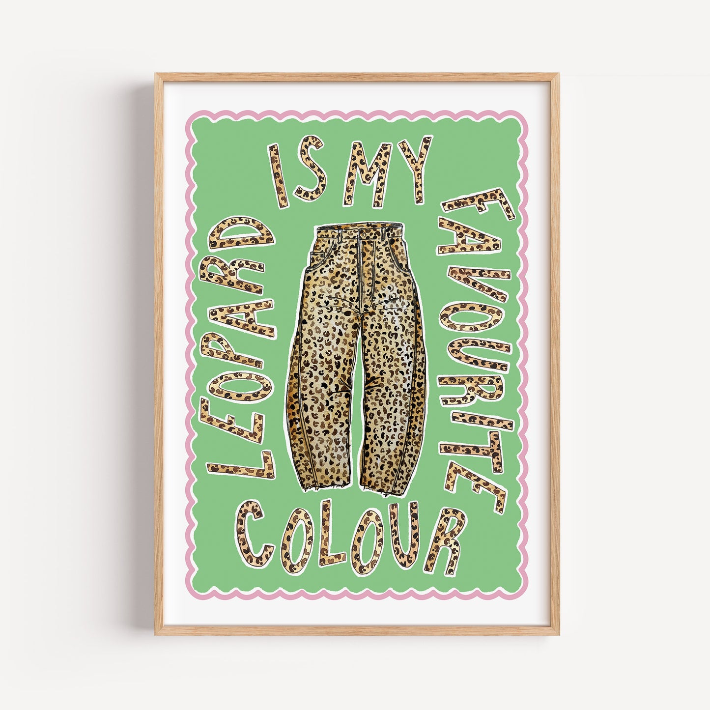 Leopard Jean Print