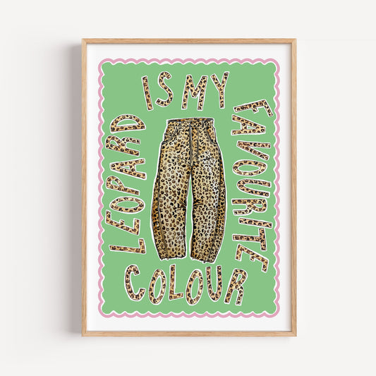 Leopard Jean Print