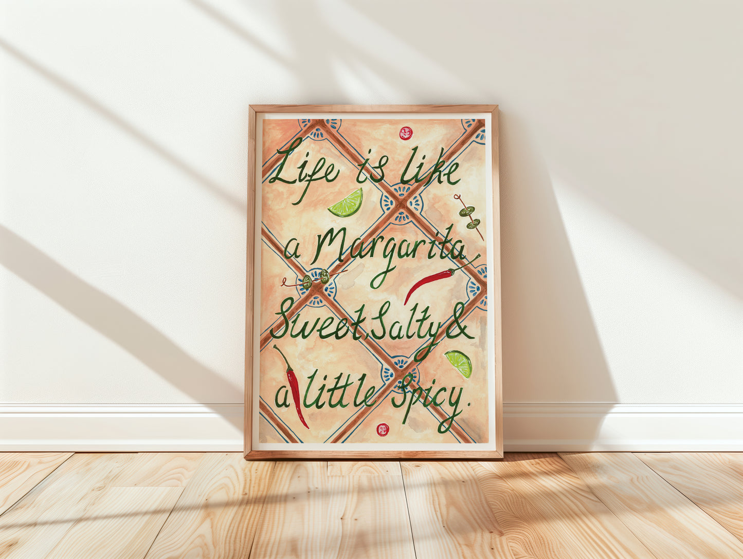 Life's Like A Margarita Print