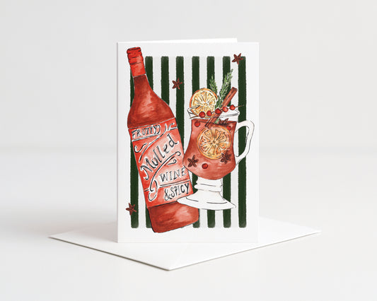 Mulled Wine Greeting Card