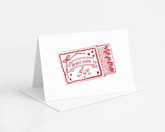 Perfect Match Greeting Card