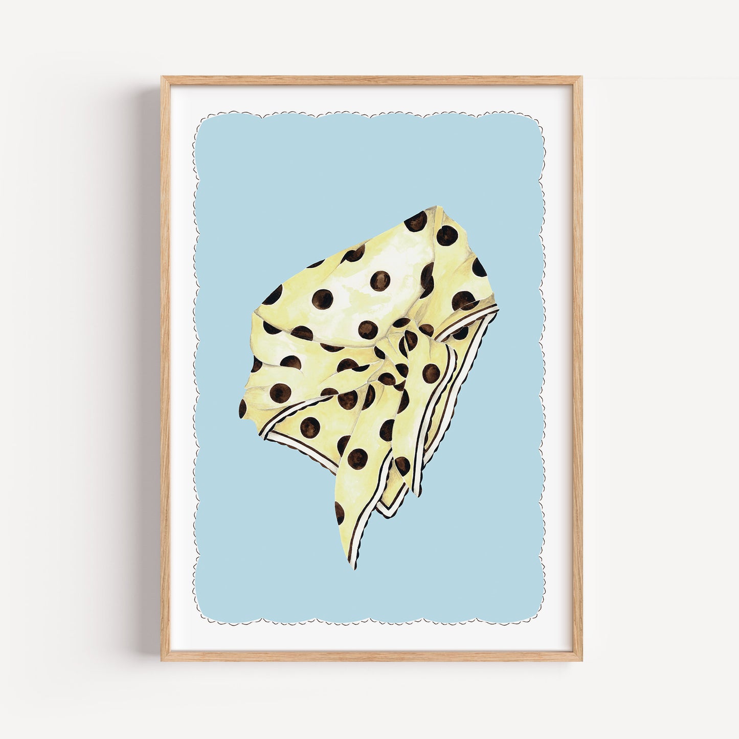 Polka Dot Neckerchief Print