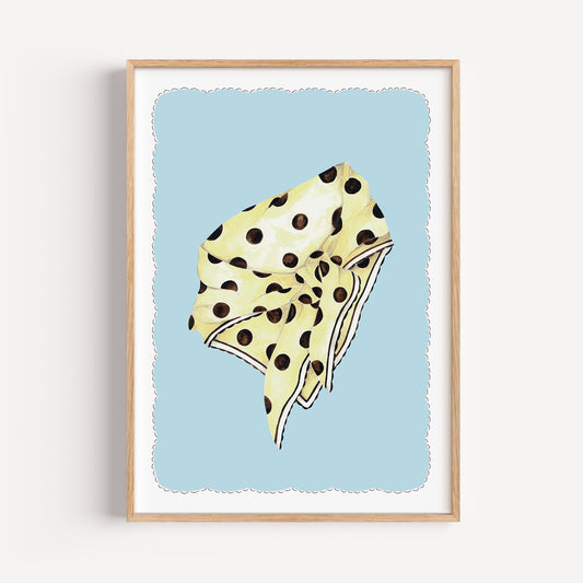 Polka Dot Neckerchief Print
