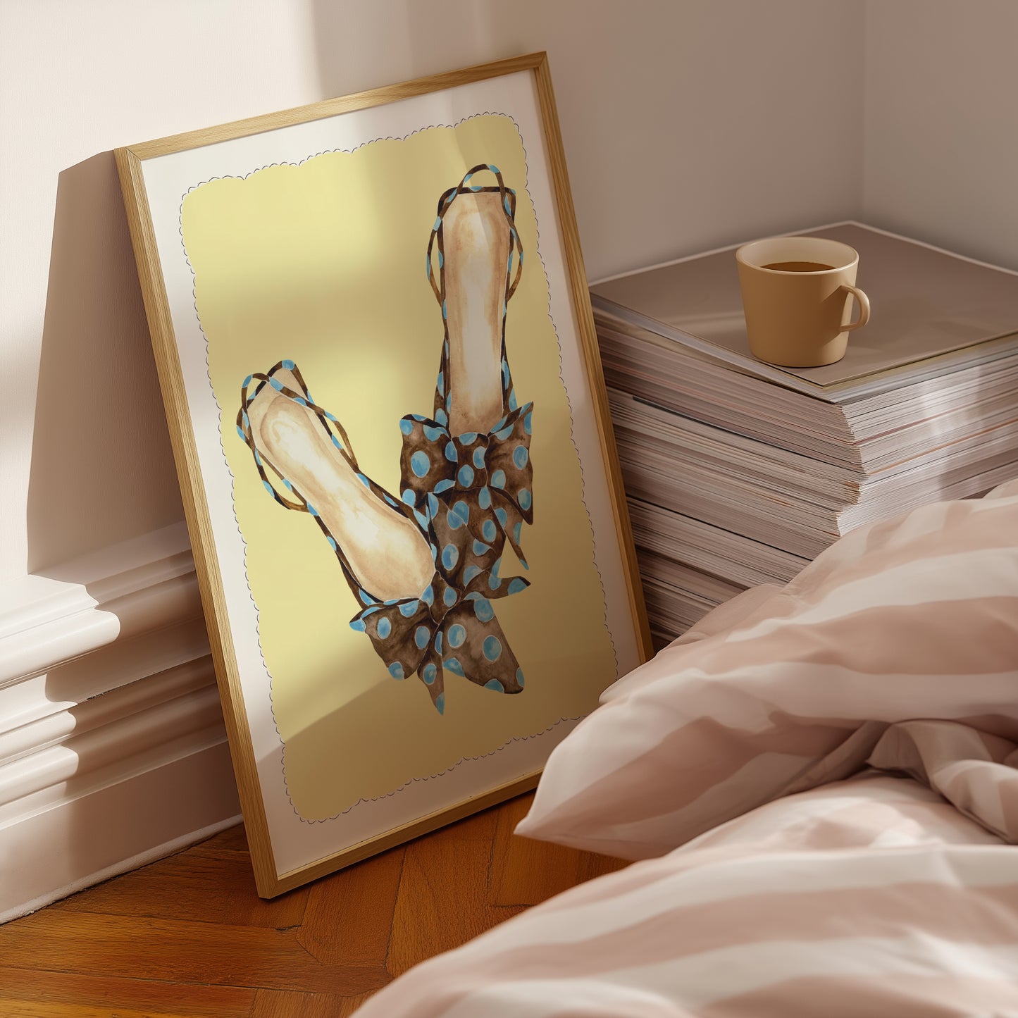 Polka Dot Shoes Print
