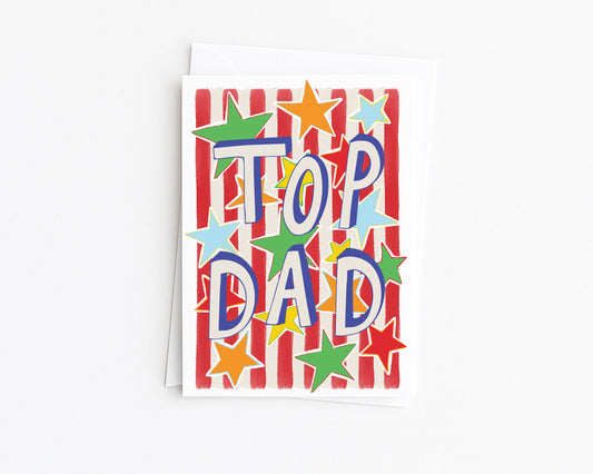 Top Dad Greeting Card